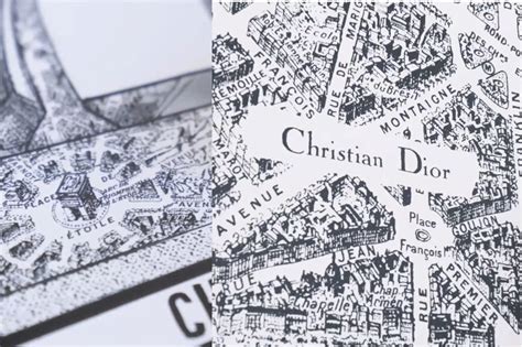 dior mappe|Dior map of Paris makeup.